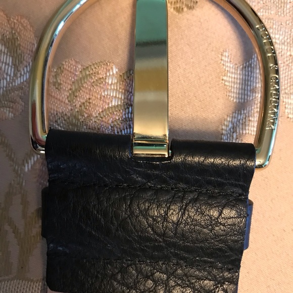 Dolce & Gabbana Belt Black, Gold Hardware, Size 36 - Picture 12 of 17